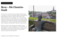 Bronzestatue Einstein Bern