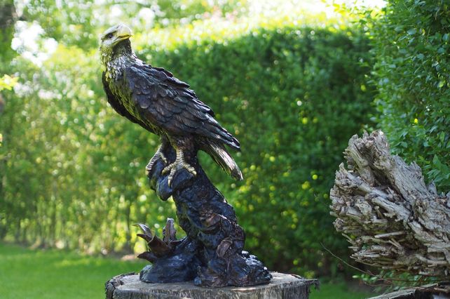Adler in Bronze
