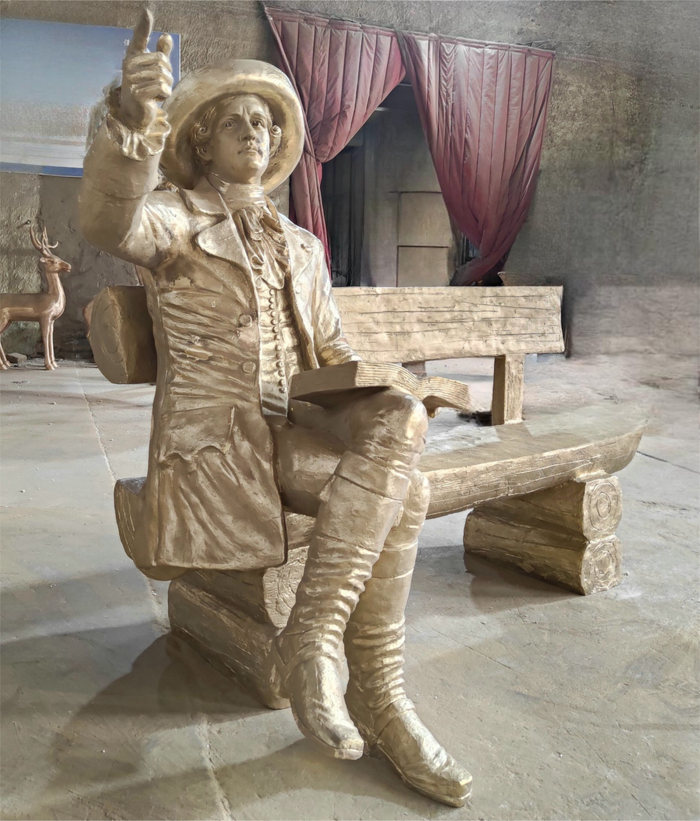 Bronzestatue Goethe