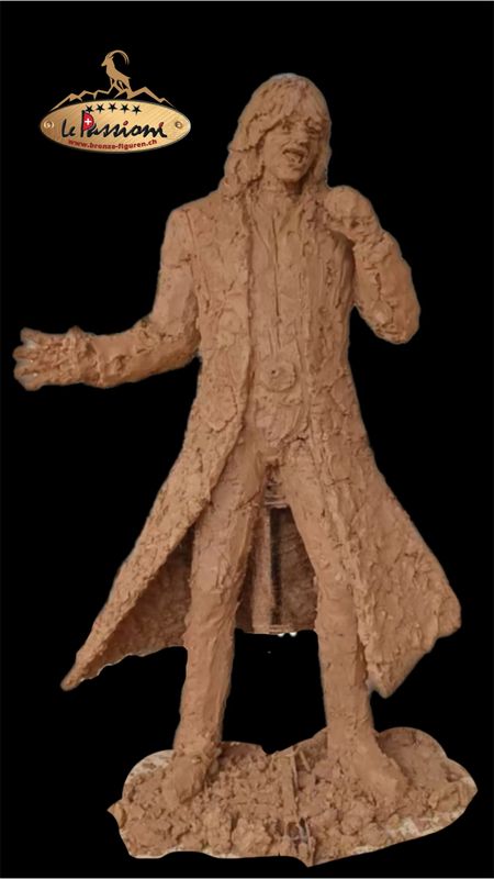 Bronzeskulptur Steve Lee