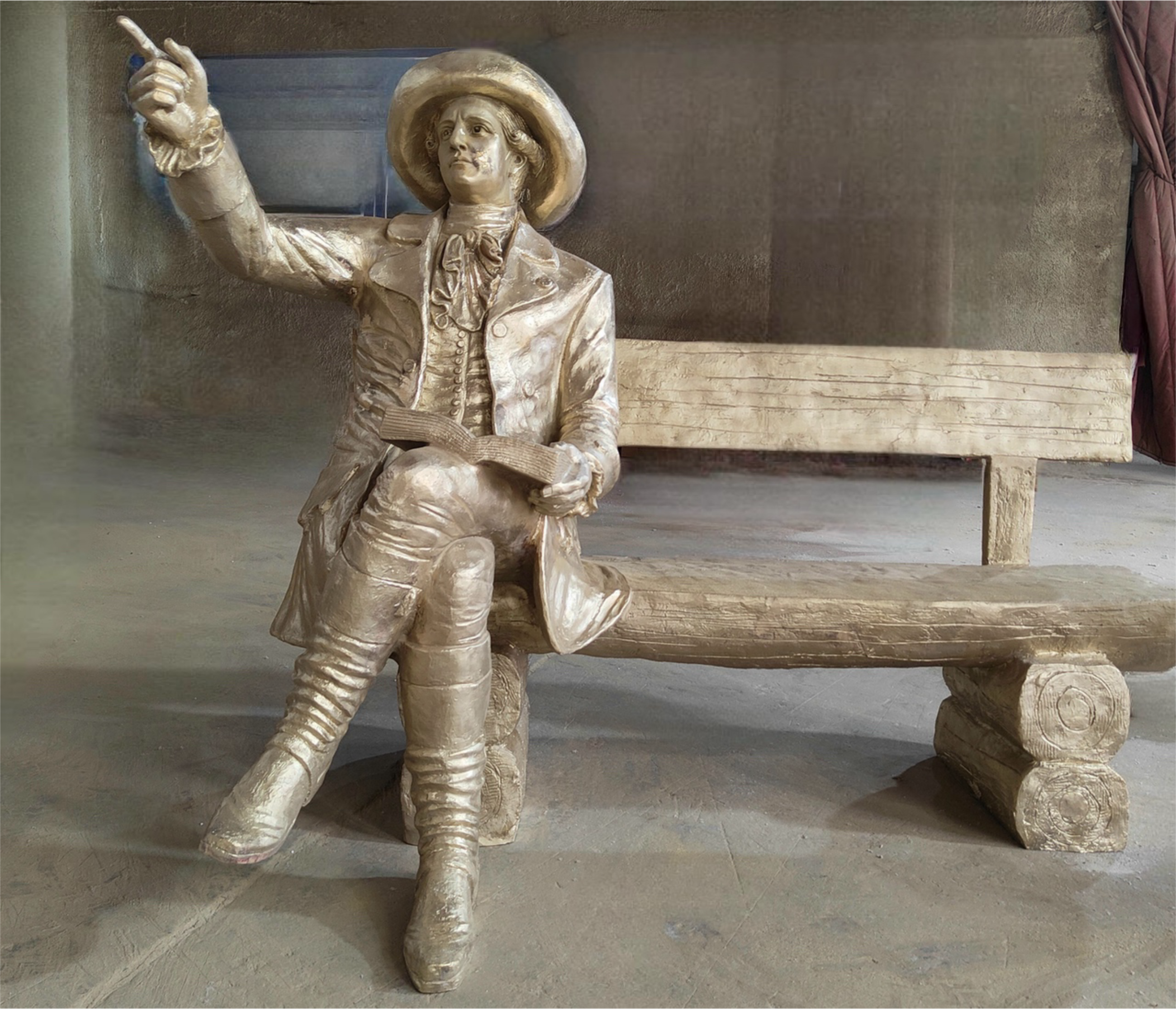Goethe Bronzefiguren