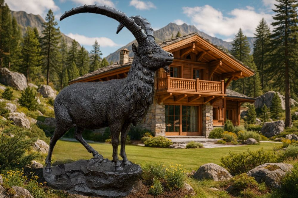 Bronzesteinbock