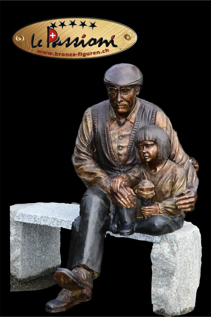 Bronzefiguren Bronzestatue