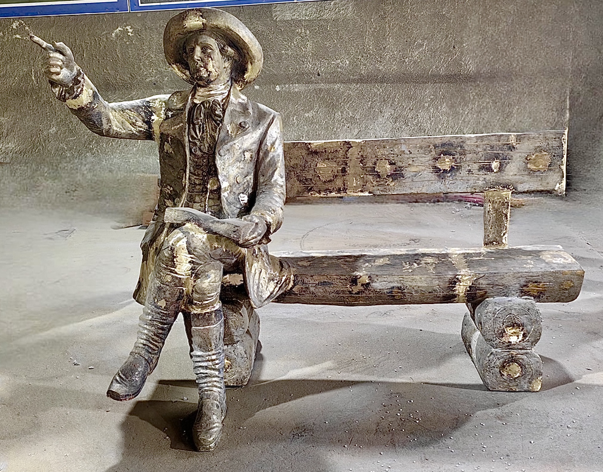 Goethe in Bronze Bronzefiguren