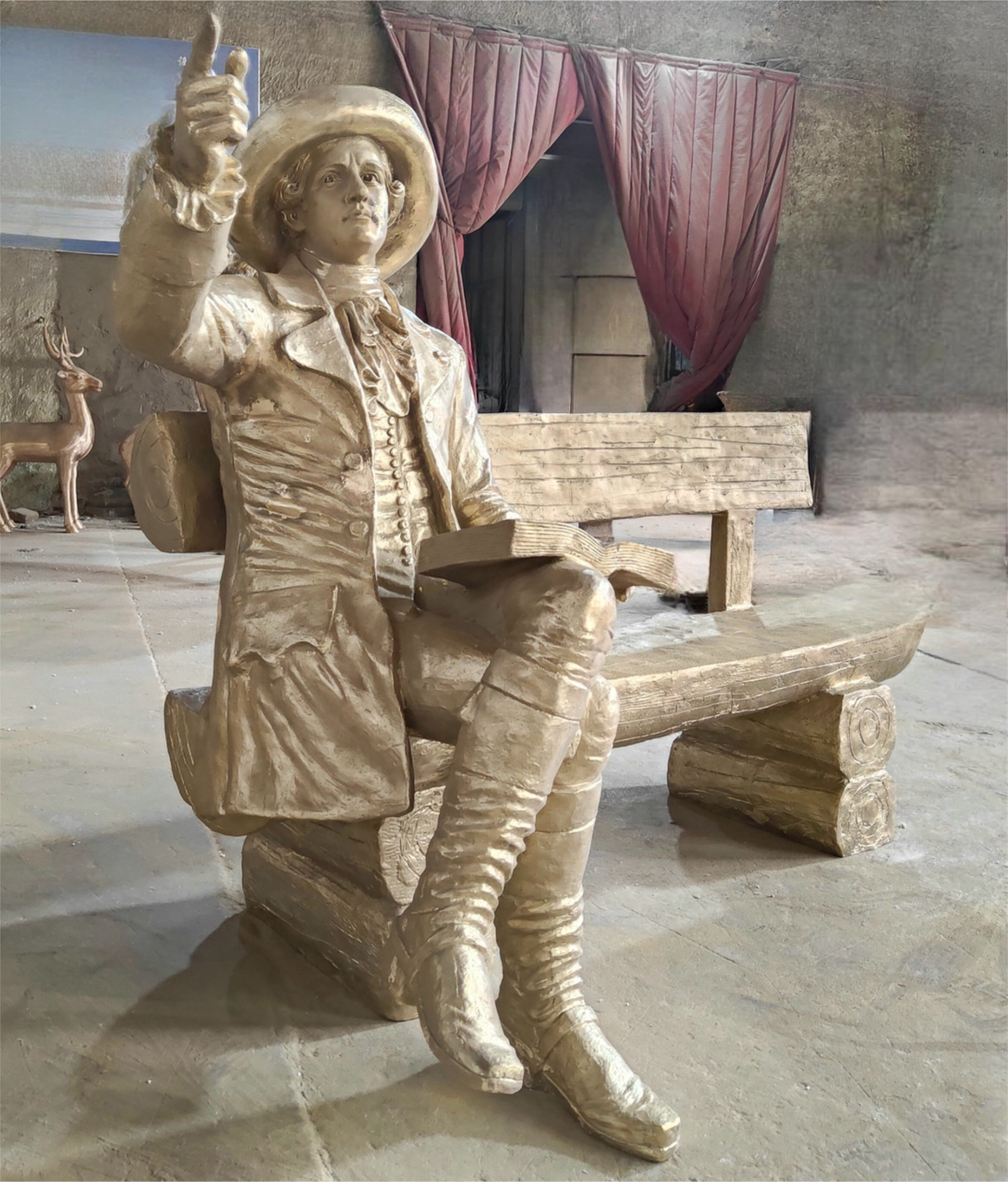 Bronzestatue Bronzestatue Goethe