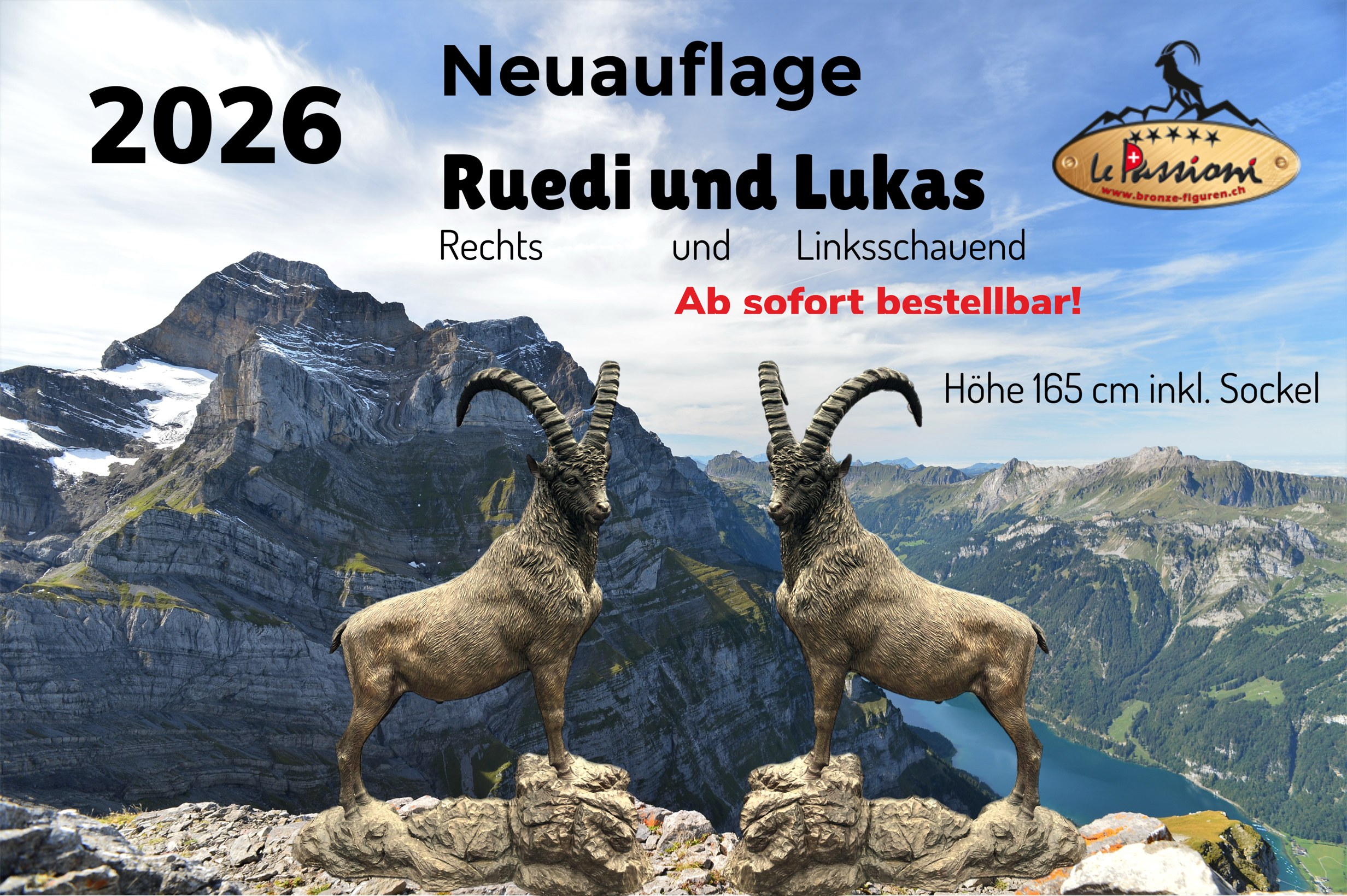Bronze Steinbock