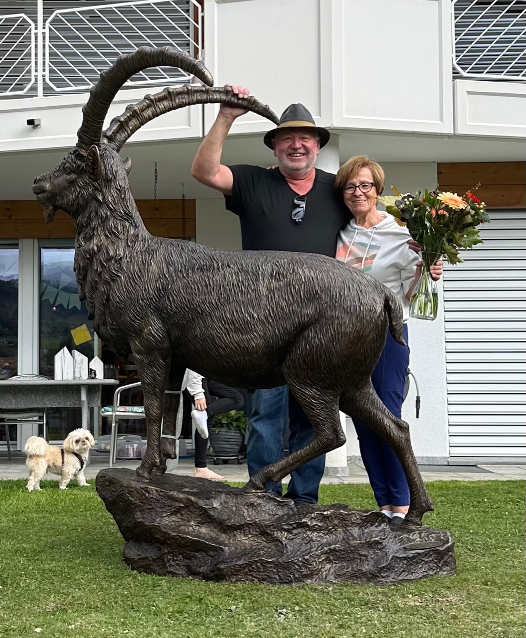 Bronze Steinbock