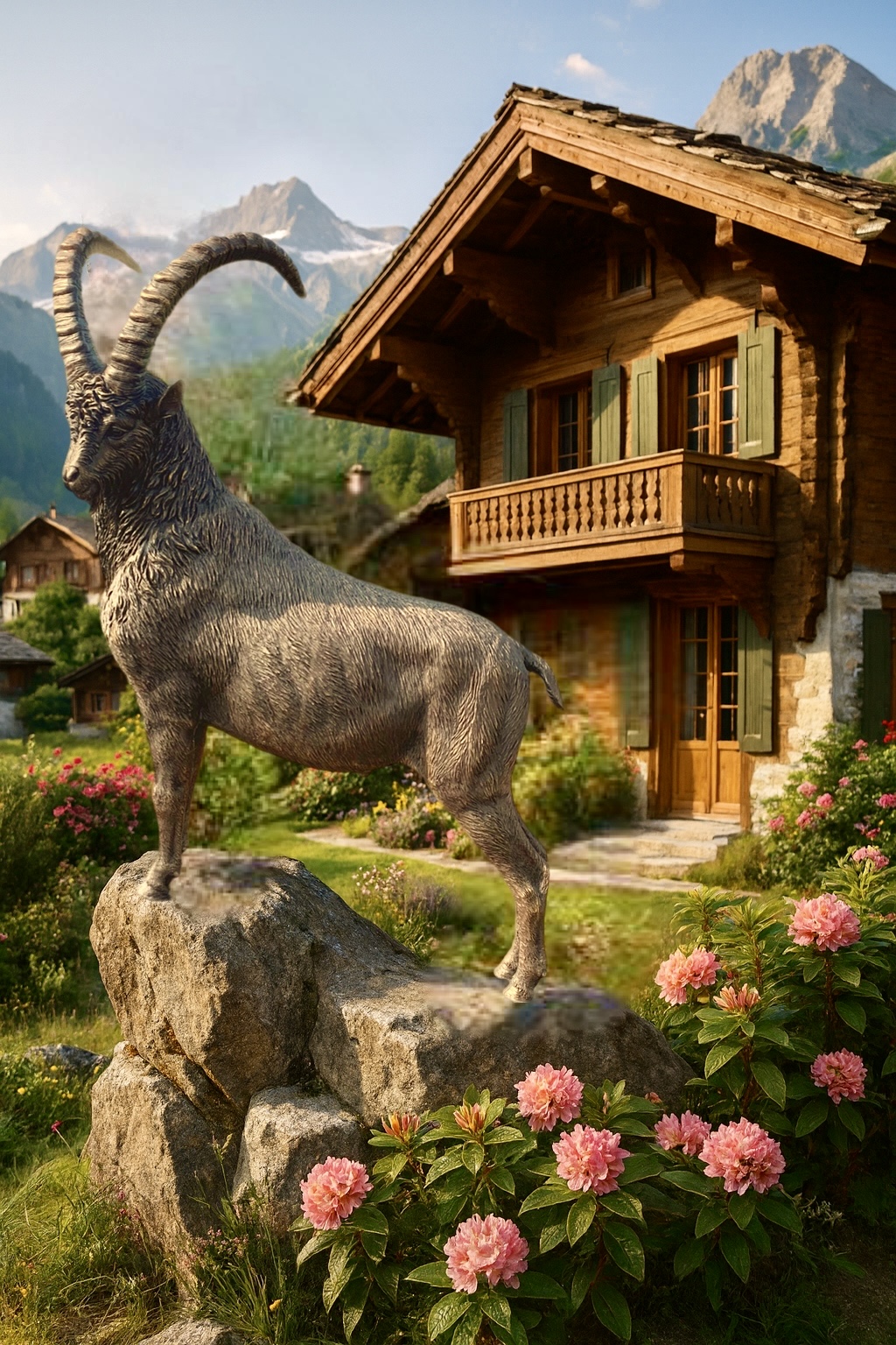 Bronze Steinbock