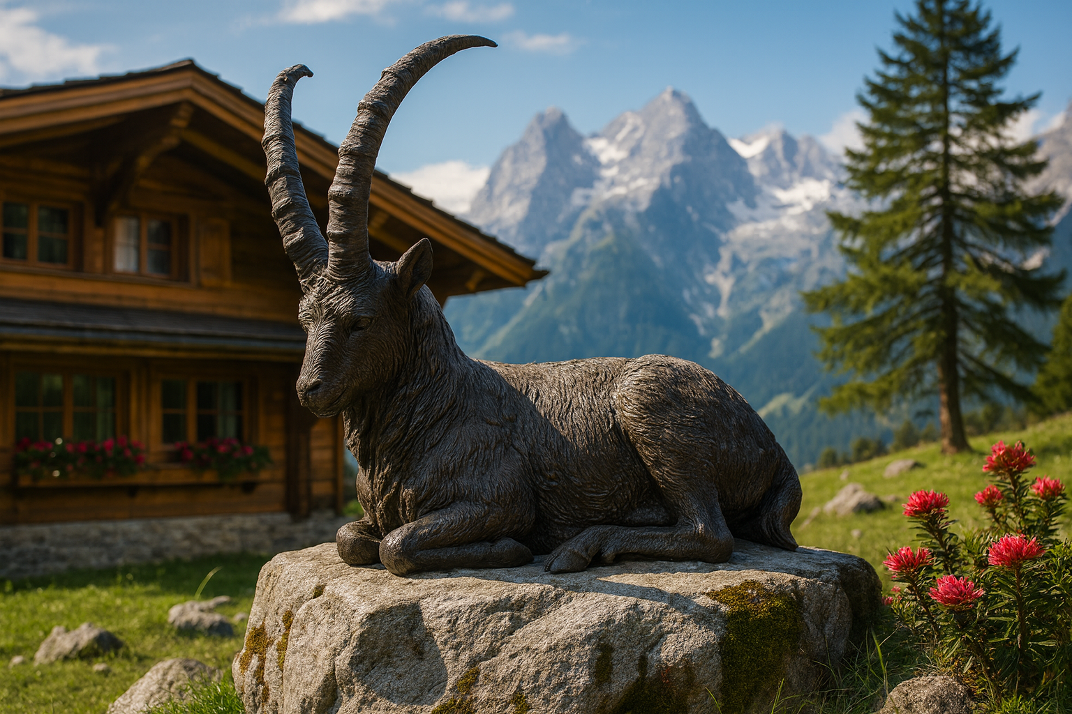 Bronzesteinbock